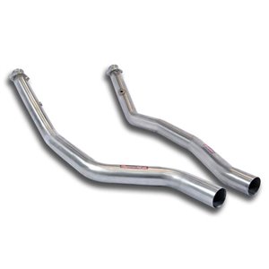 Turbo Downpipe Destro - Sinistro (Sostituzione Catalizzatori) Supersprint Per Mercedes W166 Ml Gle