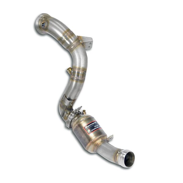 Downpipe Sinistro + Catalizzatore Metallicoelimina Catalizzatore Primario + Gpf Supersprint Per Mercedes W167 Gle (Suv)