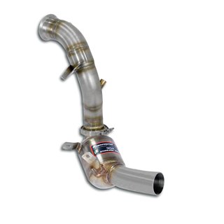 Downpipe Destro + Catalizzatore Metallicoelimina Catalizzatore Primario + Gpf Supersprint Per Mercedes W167 Gle (Suv)