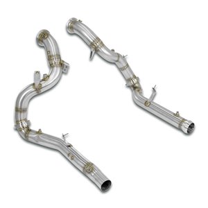 Kit Downpipe Destro + Sinistroelimina Catalizzatore Primario E Secondario + Gpf Supersprint Per Mercedes X167 Gls