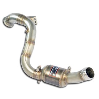 Downpipe Sinistro + Catalizzatore Metallicoelimina Catalizzatore Primario + Gpf Supersprint Per Mercedes X167 Gls