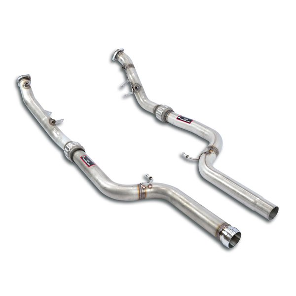 Kit Downpipe Destro - Sinistro(Elimina Catalizzatore) Supersprint Per Mercedes - Maybach