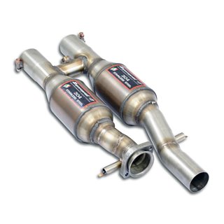 Anteriore + Catalizzatore Metallico Destro - Sinistro Supersprint Per Mercedes Amg W124 E (Berlina)