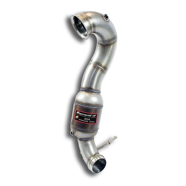 Downpipe Con Catalizzatore Metallico Supersprint Per Mercedes Amg C117 Cla