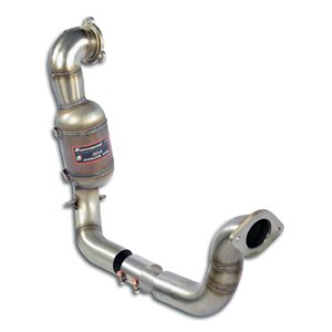 Downpipe + Catalizzatore Metallico 100Cpsi Supersprint Per Mercedes Amg W177 A