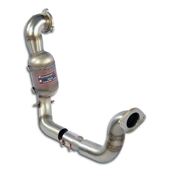 Downpipe + Catalizzatore Metallico 100Cpsi Supersprint Per Mercedes Amg W177 A