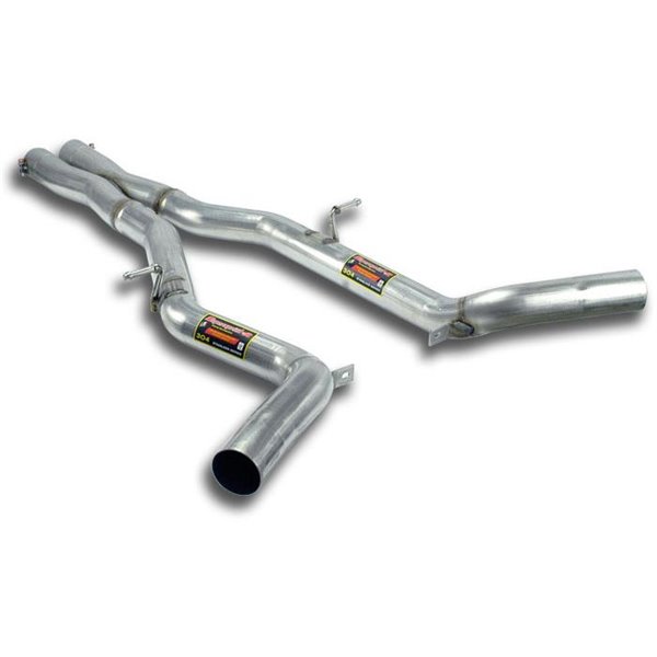 Tubo Centrale + "X-Pipe" Supersprint Per Mercedes Amg W212 E