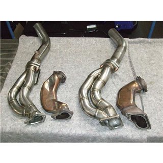 Turbo Downpipe Destro - Sinistroaisi 310S Steel Supersprint Per Mercedes Amg X218 Cls