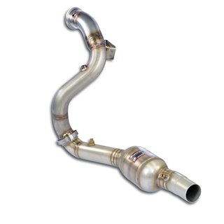 Downpipe Sinistro + Catalizzatore Metallico(Elimina Pre-Catalizzatore) Supersprint Per Mercedes Amg C190 Gt Coupè