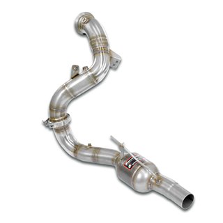 Downpipe Sinistro + Catalizzatore Metallico(Elimina Pre-Catalizzatore) Supersprint Per Mercedes Amg C190 Gt Coupè