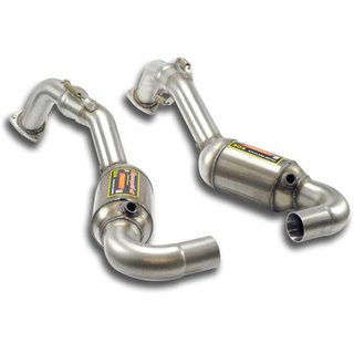 Scarico Anteriore Destro + Sinistro Con Catalizzatore Metallico Supersprint Per Porsche Boxster (Serie 986)