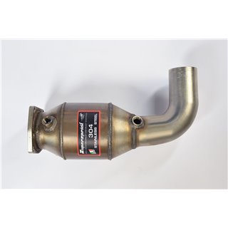 Scarico Anteriore Sinistro Con Catalizzatore Metallico Supersprint Per Porsche 911 (Serie 997.1 Gt2)