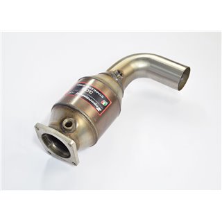 Anteriore Destro Con Catalizzatore Metallico Supersprint Per Porsche 911 (Serie 997.2 Turbo S)