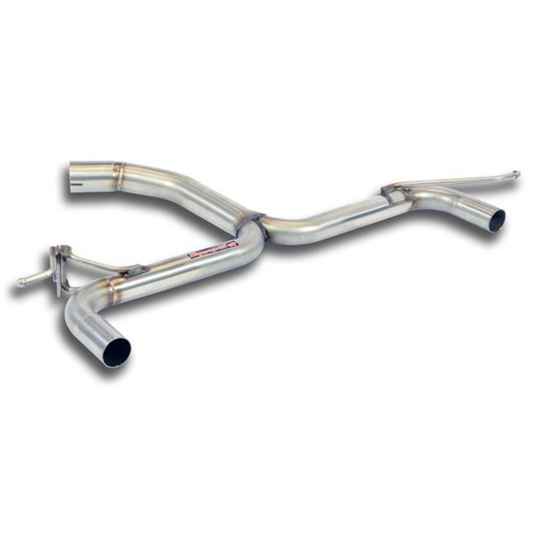 Tubo Posteriore "Y-Pipe" Destro-Sinistro(Elimina Silenziatore Posteriore Di Serie) Supersprint Per Audi A3 8P '03 -