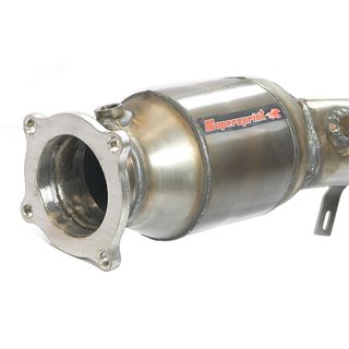 Downpipe + Catalizzatore Metallico(Guida A Sinistra) Supersprint Per Audi A4 B8 '08 -