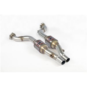 Anteriore Con Catalizzatore Metallico Destro Supersprint Per Audi A4 B8 Quattro '08 -