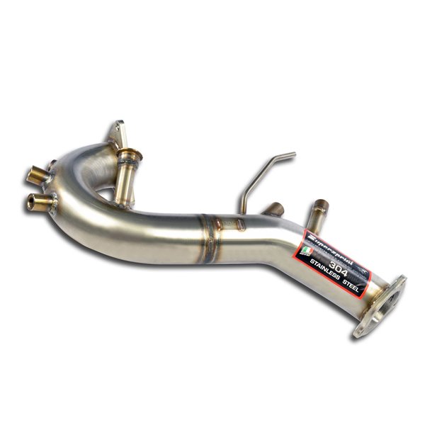 Downpipe Kit(Sost.Fap)Con Prese Per Sensori Supersprint Per Audi A4 B8 Quattro '08 -