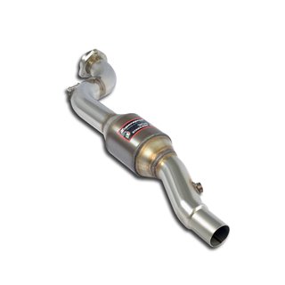 Anteriore Con Catalizzatore Metallico Destro Supersprint Per Audi A4 B8 L Quattro (Long '08 -