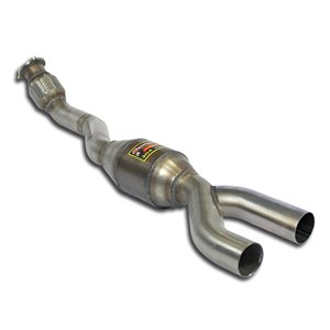 Tubo Anteriore "Y-Pipe"+ Catalizzatore Metallico Supersprint Per Audi A5 Sportback '09 -