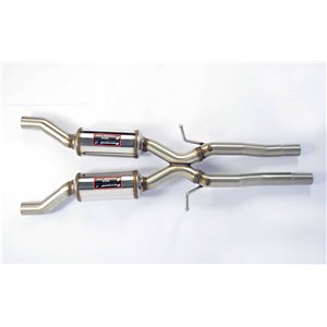 Centrale + "X-Pipe" Supersprint Per Audi A6 C6 Typ 4F Quattro '04 - '11