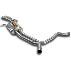 Centrale + "X-Pipe" Supersprint Per Audi A6 C7 Typ 4G Quattro '11 - '14