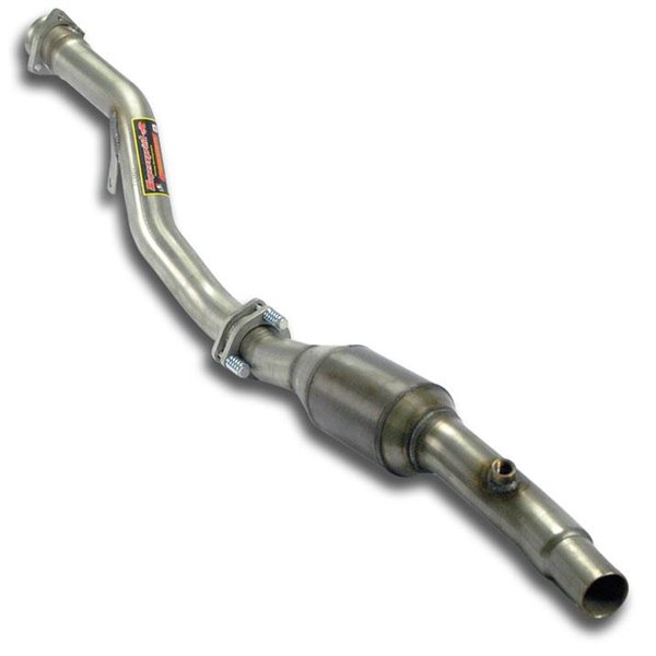 Downpipe Sinistro + Catalizzatore Metallico Supersprint Per Audi A6 C5 Typ 4B Allroad '99 - '05