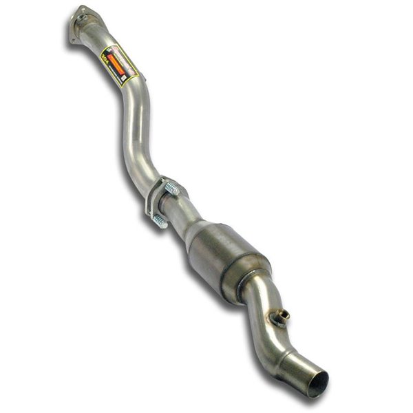 Downpipe Destro + Catalizzatore Metallico Supersprint Per Audi A6 C5 Typ 4B Allroad '99 - '05