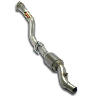 Downpipe Destro + Catalizzatore Metallico Supersprint Per Audi A6 C5 Typ 4B Allroad '99 - '05