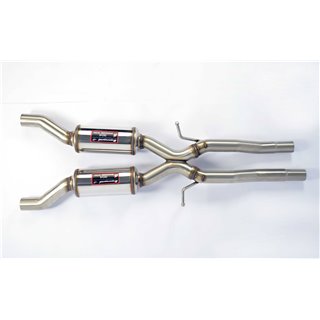 Centrale + "X-Pipe" Supersprint Per Audi A6 C6 Typ 4F Allroad '06 - '12