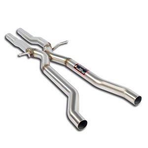 Tubo Centrale + "X-Pipe" Supersprint Per Audi A6 C6 Typ 4F Allroad '06 - '12