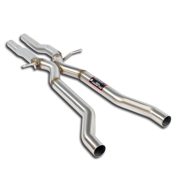 Tubo Centrale + "X-Pipe" Supersprint Per Audi A6 C6 Typ 4F Allroad '06 - '12