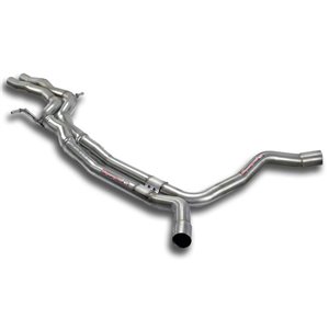 Tubo Centrale "Race" X-Pipe(Sostituisce Silenziatore Centrale Serie) Supersprint Per Audi A7 Sportback 2010 - 2014