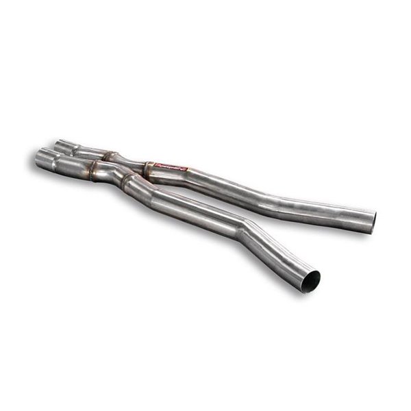 Tubo Centrale + "X-Pipe" Supersprint Per Audi A8 Quattro D3 Typ 4E '03 - '09