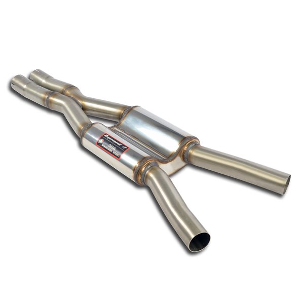 Centrale + "X-Pipe" Supersprint Per Audi A8 Quattro D3 Typ 4E '03 - '09