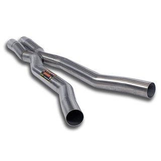 Tubo Centrale Con Bivio "X". Supersprint Per Audi A8 Quattro D3 Typ 4E '03 - '09