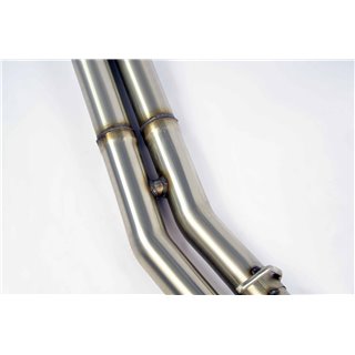 Tubo Centrale + "H-Pipe" Supersprint Per Audi A8 Quattro D4 Typ 4H 2010 - 2013