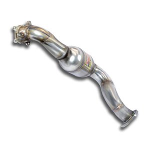 Downpipe Sinistro + Catalizzatore Metallico Supersprint Per Audi A8 Quattro D4 Typ 4H 2010 - 2013