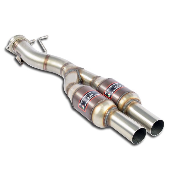 "Y-Pipe" Con Catalizzatori Metallici Destro - Sinistro Supersprint Per Audi S Rs Rs3 8Va Sportback 2015 - 2021