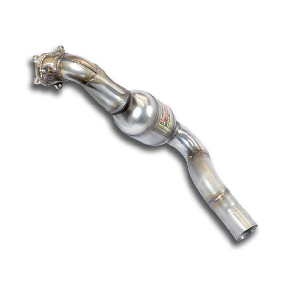 Downpipe Sinistro + Catalizzatore Metallico Supersprint Per Audi S Rs S6 C7 Typ 4G Quattro 2012 - 2014