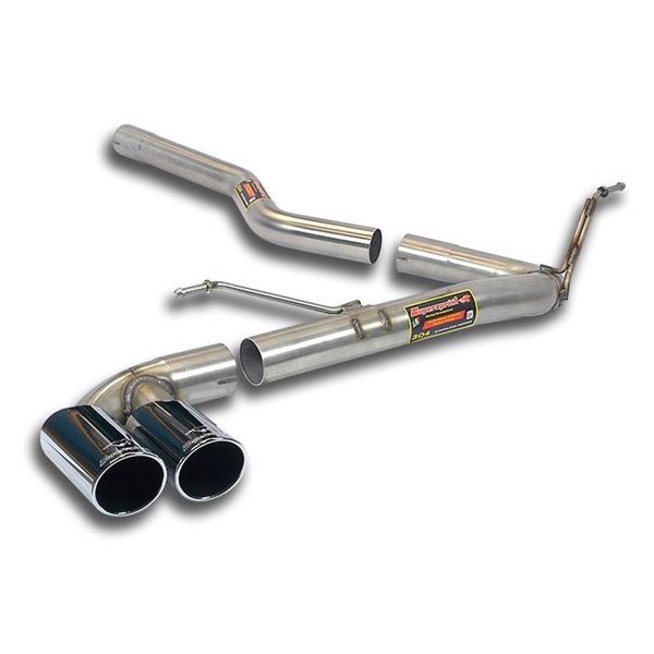 Tubo Raccordo + Tubo Posteriore Oo80(Elimina Silenziatore Posteriore Di Serie) Supersprint Per Bmw F20 F21 - 2015