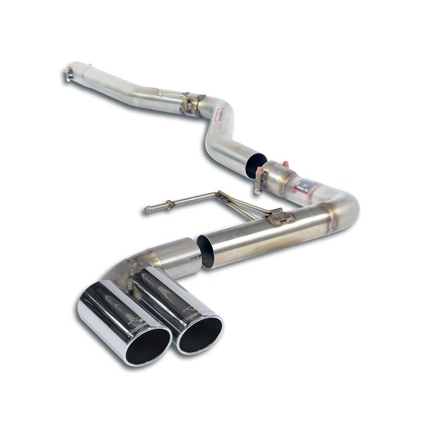 Tubo Raccordo + Tubo Posteriore Oo80(Elimina Silenziatore Posteriore Di Serie) Supersprint Per Bmw F20 F21 Lci 2014 -