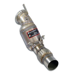 Downpipe Kit + Catalizzatore Metallico Supersprint Per Bmw F22 Lci Serie 2 Coupè 2016 -