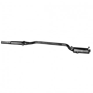 CENTRAL SILENCER EXHAUST LEFT ANSA MA 1535 MASERATI 4 DOORS 330 1979 1990