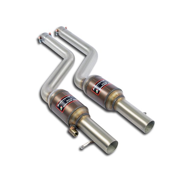 Catalizzatore Metallico Destro - Sinistro + "X-Pipe" Supersprint Per Bmw E46