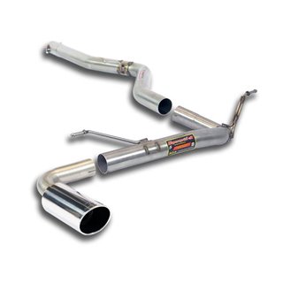 Tubo Raccordo + Tubo Posteriore O90(Elimina Silenziatore Posteriore Di Serie) Supersprint Per Bmw F30 F31 2012 - 2015