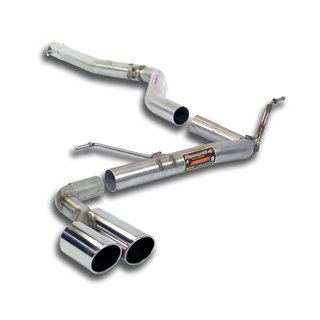 Tubo Raccordo + Tubo Posteriore Oo80(Elimina Silenziatore Posteriore Di Serie) Supersprint Per Bmw F34 Gt 2013 - 2016