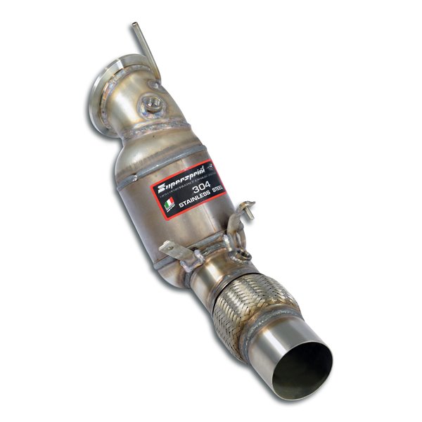 Downpipe Kit + Catalizzatore Metallico Supersprint Per Bmw G22 Coupè 2021 -