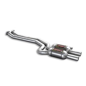 Anteriore Con Catalizzatore Metallico Destro - Sinistro Supersprint Per Bmw E60 E61