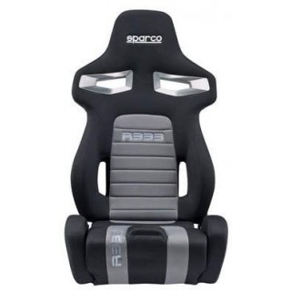 Sparco R333 Sport Straßensitz Schwarz-Grau 00965