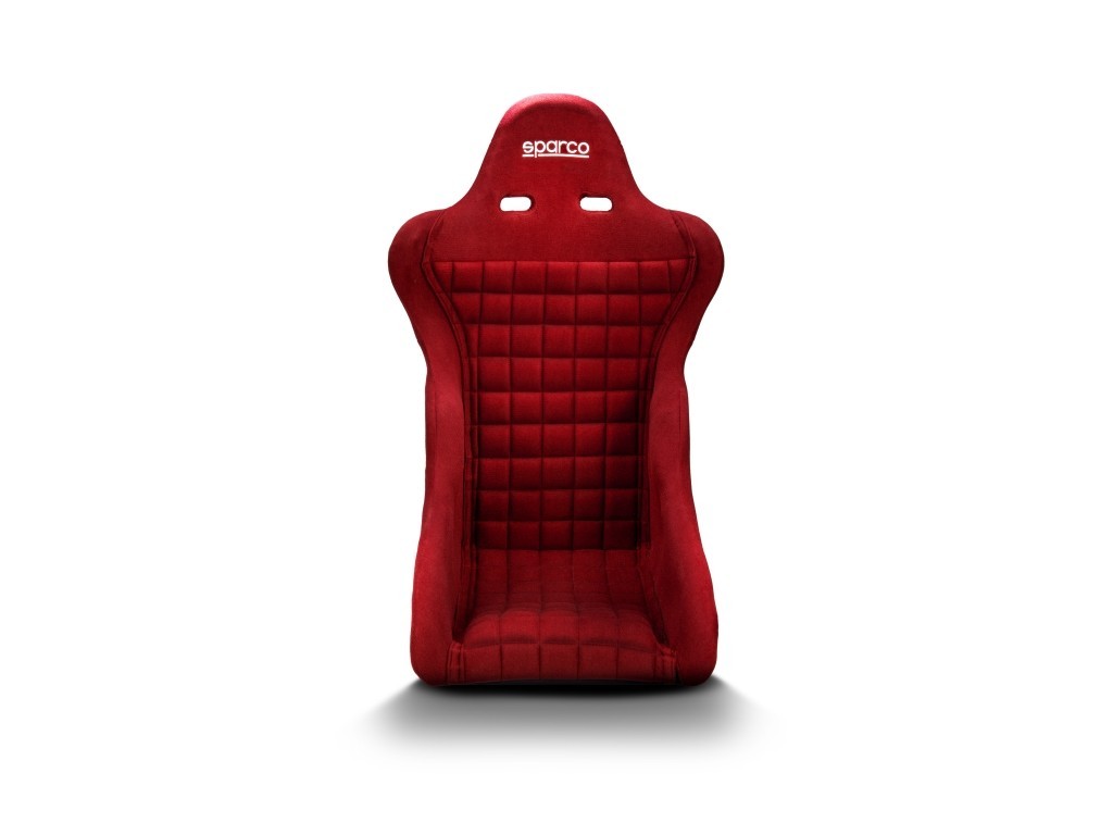 SPARCO LEGEND SEDILE RACING SPORTIVO CARBONIO TESSUTO ROSSO